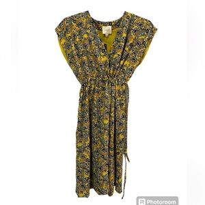 I. Madeline Paisley Faux Wrap Dress Small - Women